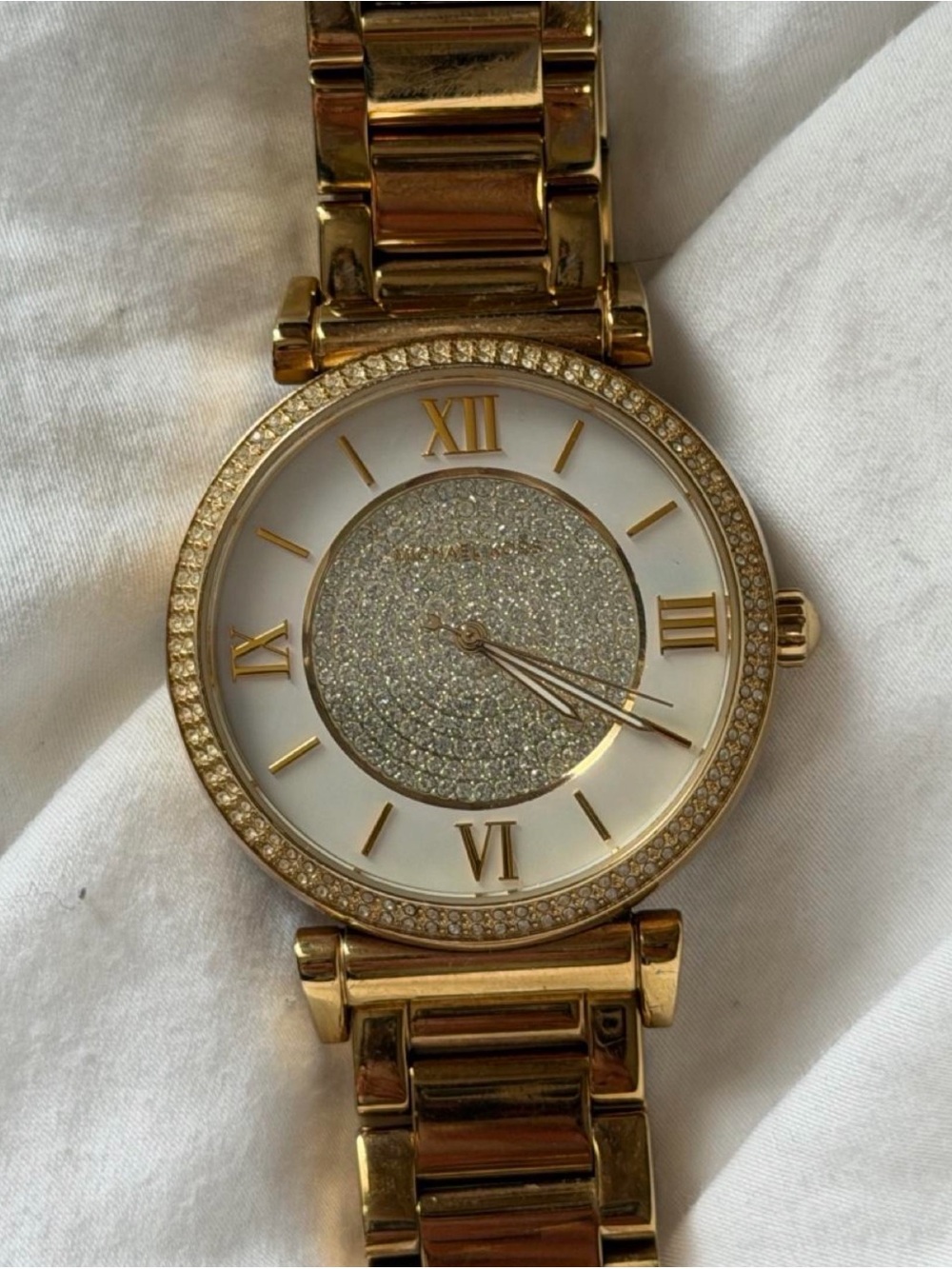 Michael Kors gold pearl Watch